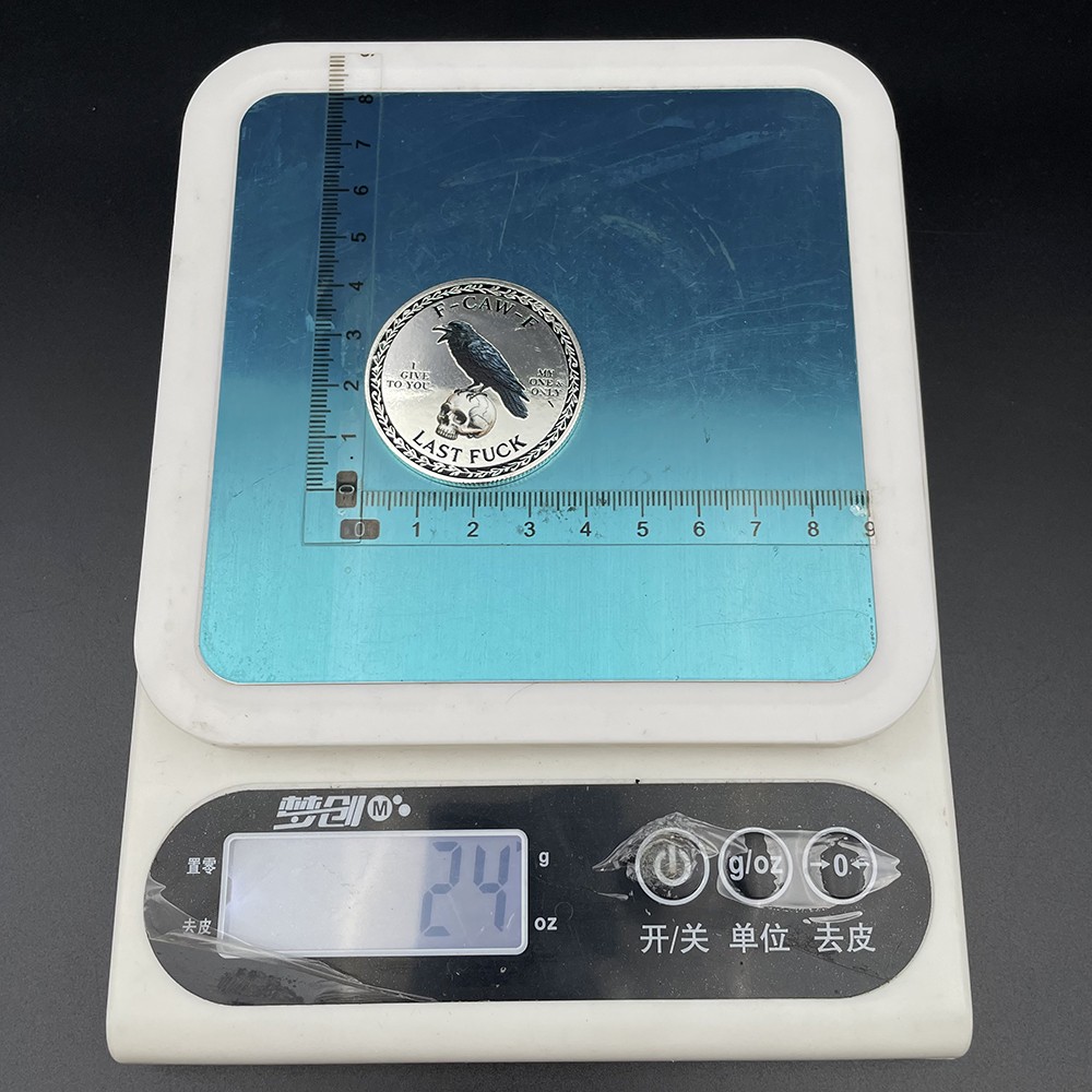 The F-CAW-F Challenge Coin for Those Who Laugh At Life and Give Zero Token Medal