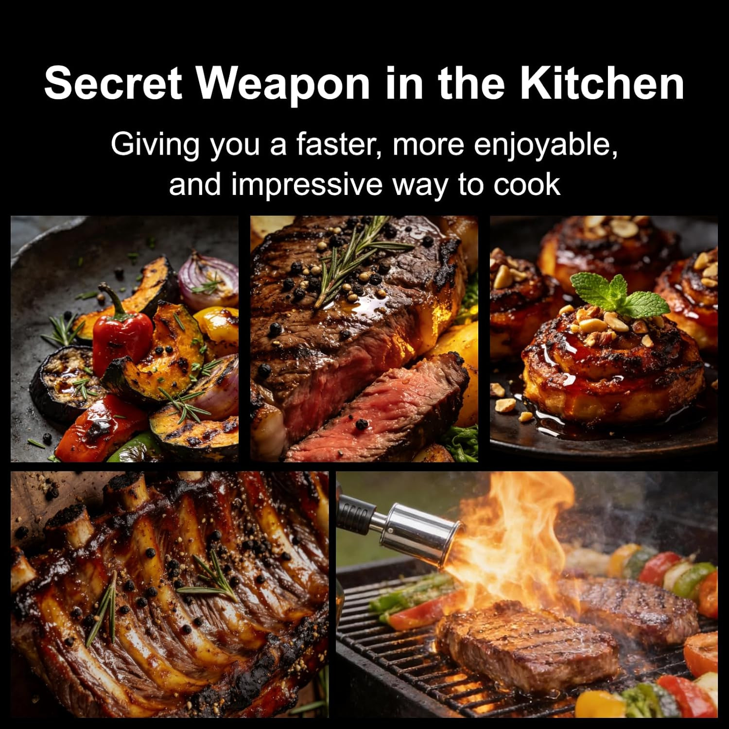 Heavy Duty Propane Torch 3272°F - Professional Multi-Use Torch with Adjustable F