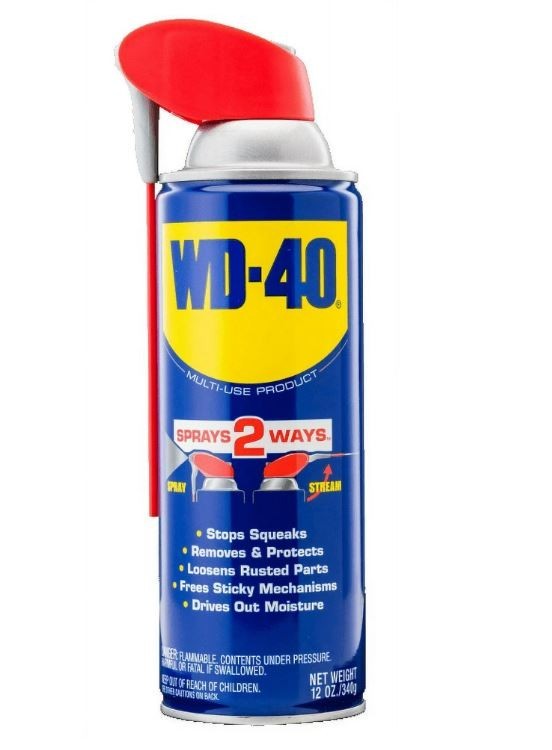 WD-40 Multi-Use Product Lubricant Spray with Smart Straw, 12 oz.