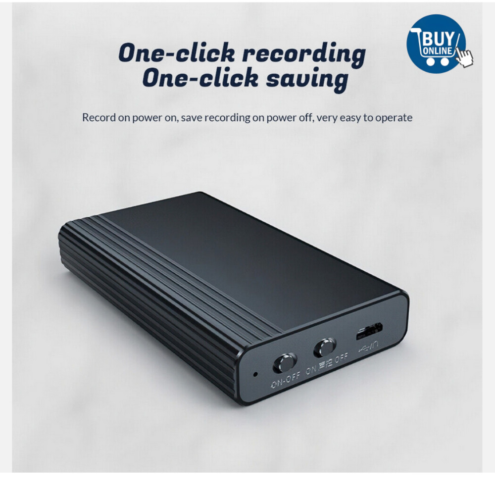 Spy Digital Voice Activated Mini Sound Audio Recorder Dictaphone MP3 Player