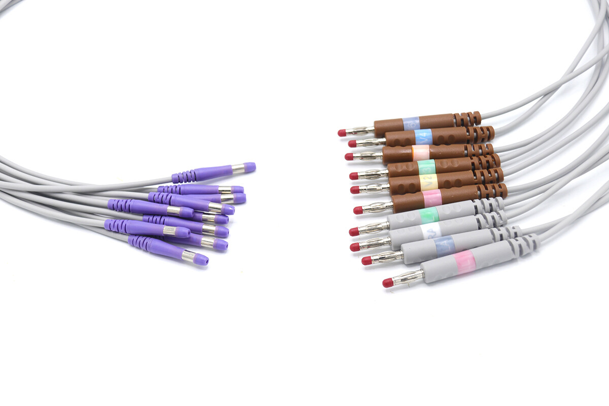 Welch Allyn CP100 CP200 10 Leadwires Banana EKG Compatible - Same Day Shipping