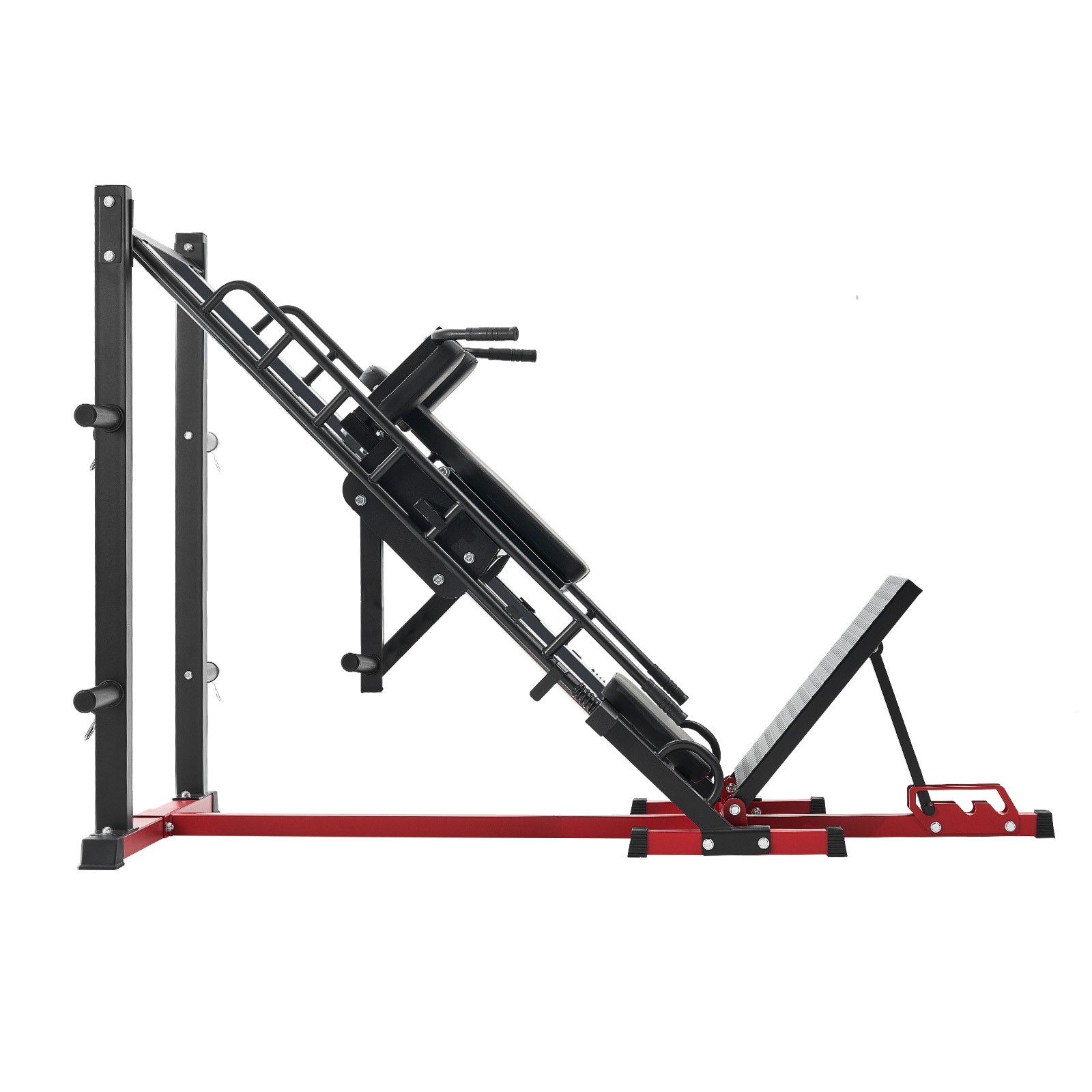 Leg Press Hack Squat Combo Machine Adjustable Lower Body Special for Home Gym