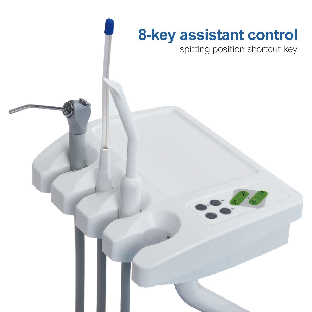 Dental Unit Chair Computer Controlled DC Motor+Stool/Portable Dental Unit 4 Hole