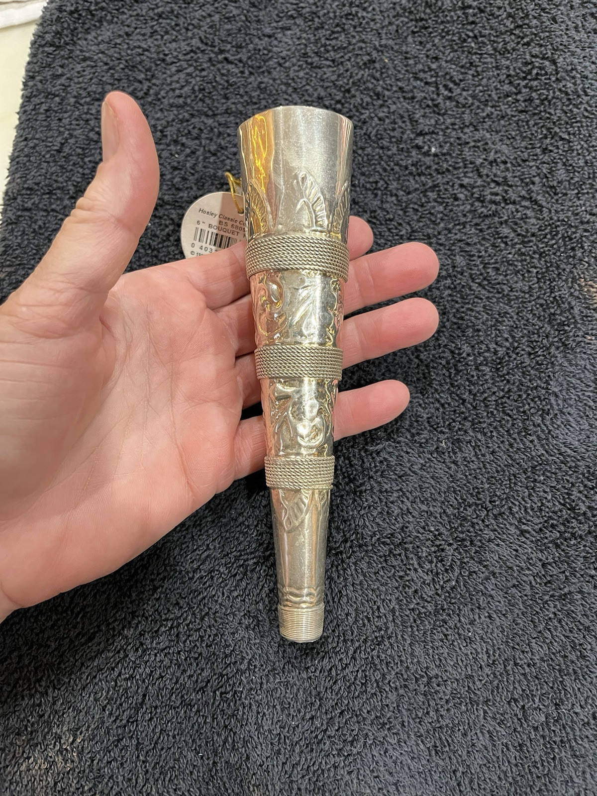 Vtg Hosley Tussie Mussie Bouquet Holder