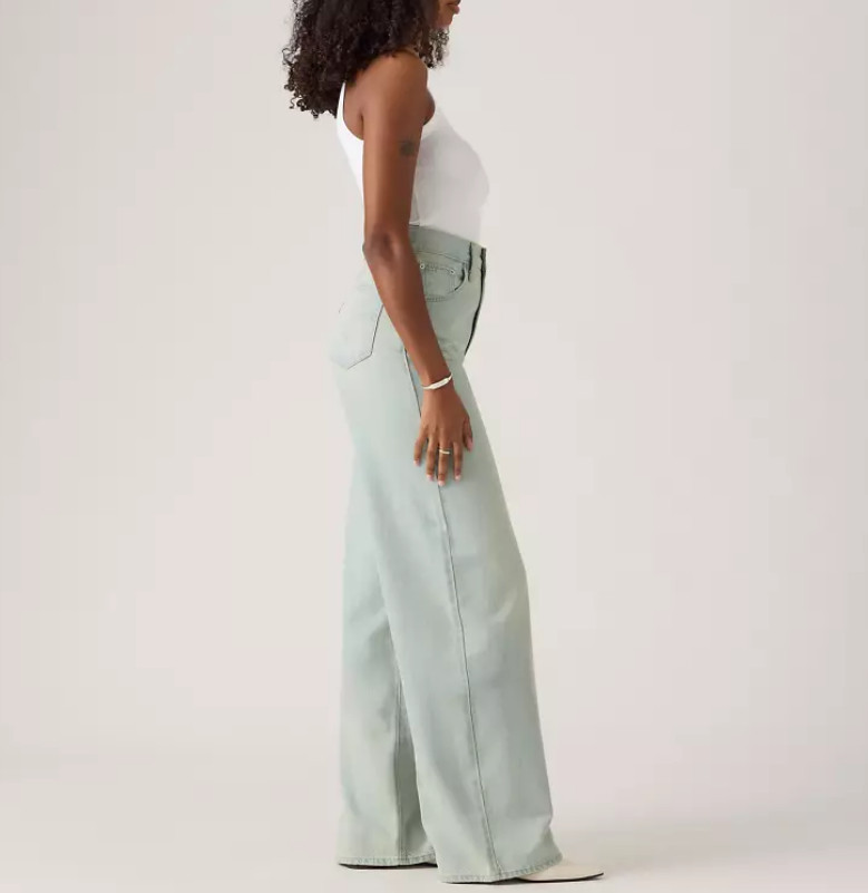 LEVI'S Cinch Baggy Women's Jeans, On Blast - Light Wash