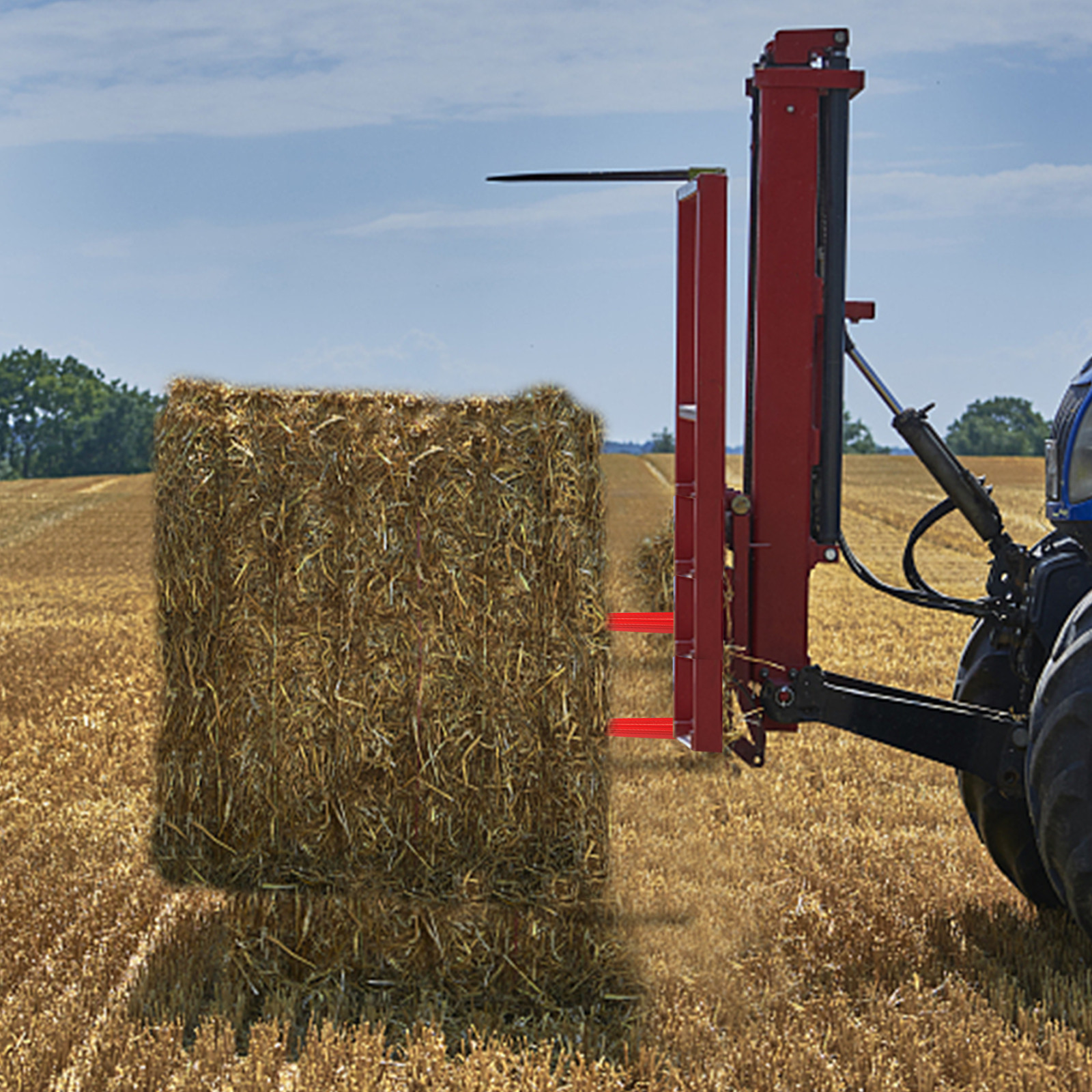 VEVOR Hay Bale Spear 32 Inch Hay Fork with 1350 LBS Loading Capacity for Tractor