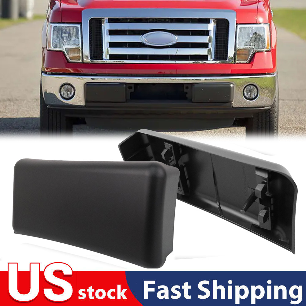 Front Bumper Guards Inserts Pads Caps Pair LH+RH For Ford F150 F-150 2009-2014