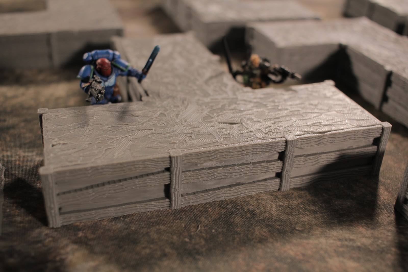 Modular Trench Terrain, Trench Crusade, Warhammer 40,000, 40k,