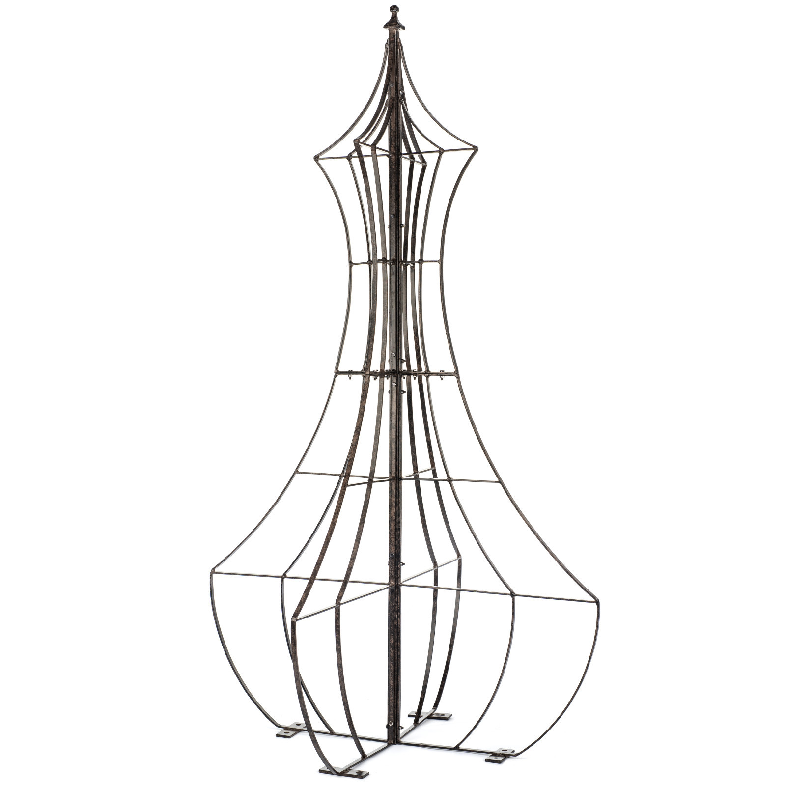 H Potter GAR460 Genie Trellis Wrought Iron Patio Garden Yard Art, Backyard Decor