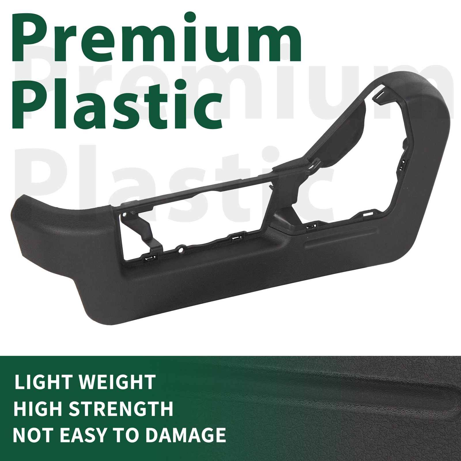 For 2009-2014 Ford F150 Driver Left Seat Cover Bezel Trim Panel Black Plastic