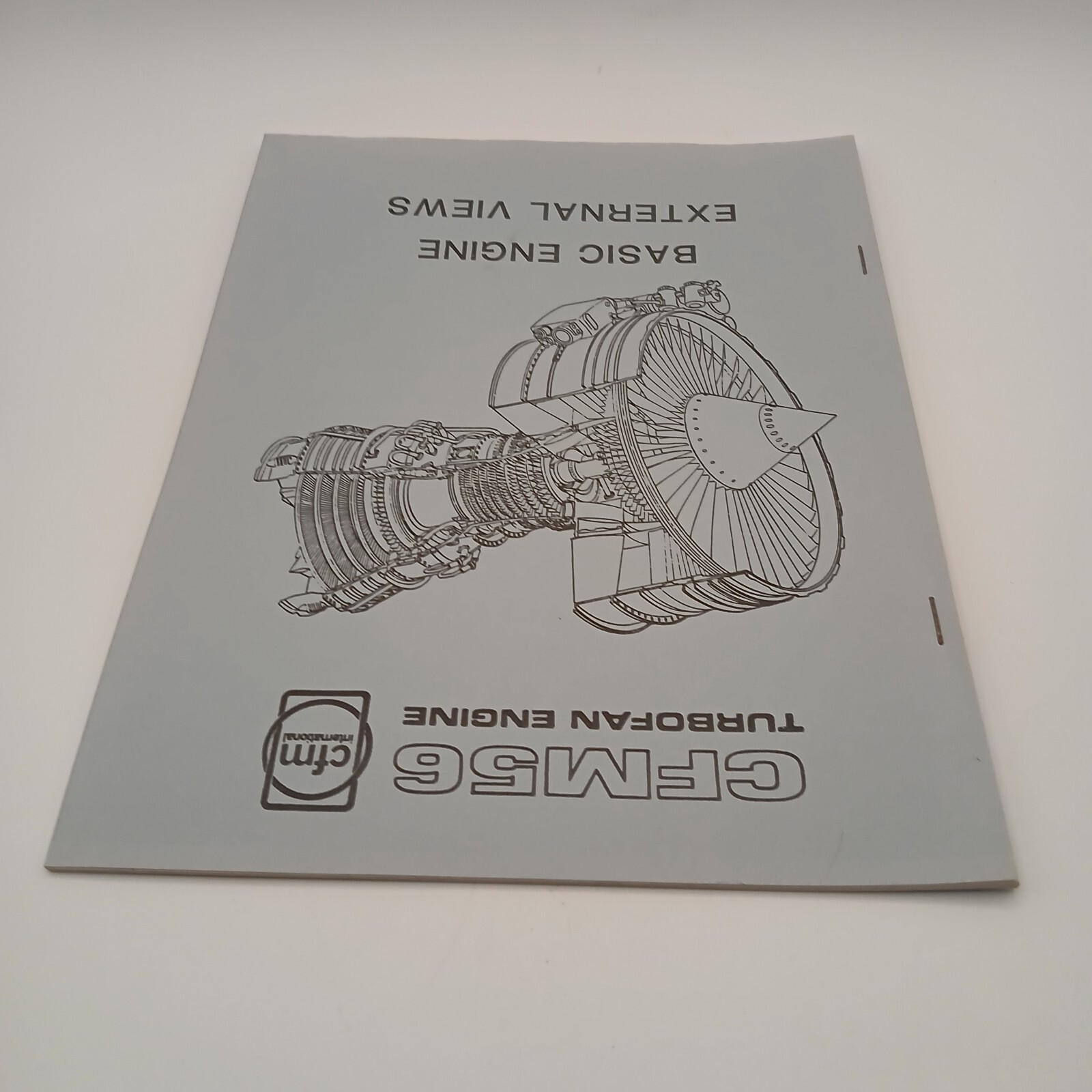 Vintage CFM International CFM56 Turbofan Basic Engine External Views Manual Book