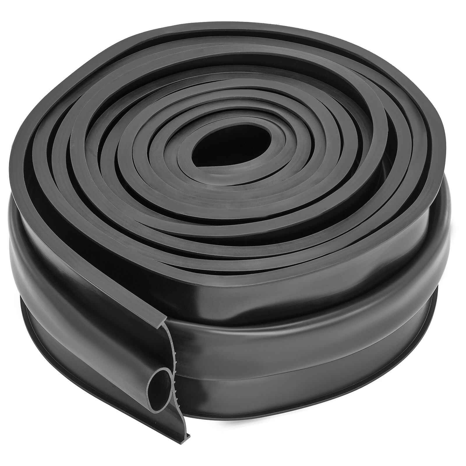 VEVOR Garage Door Seals Bottom Rubber with Track Retainer 16ft 5/16 inch T-end