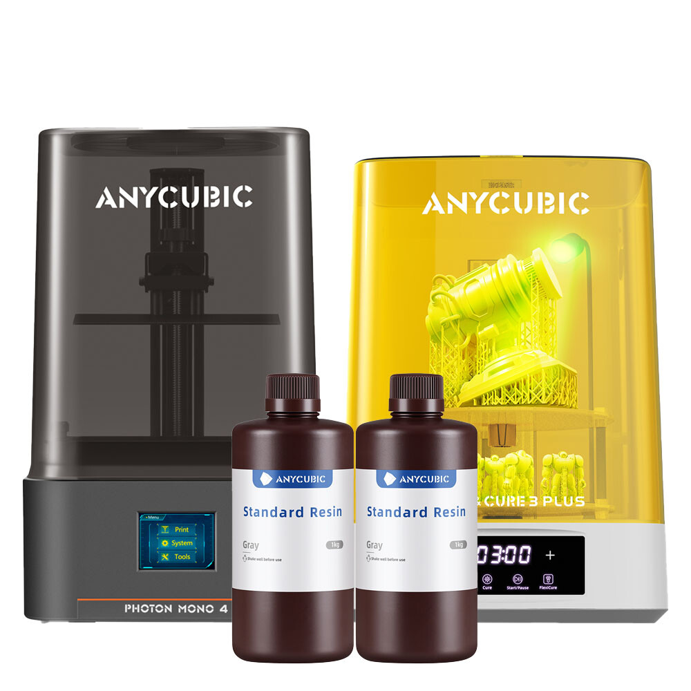 ANYCUBIC Photon Mono 4 Resin 3D Printer 7" 10K LCD Screen / Wash & Cure 3 lot