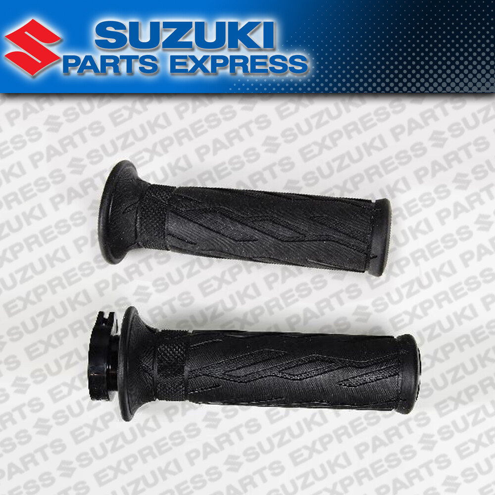 NEW SUZUKI OEM GRIPS & THROTTLE TUBE SET GSXR 600 750 1000 1300 HAYABUSA DL 650