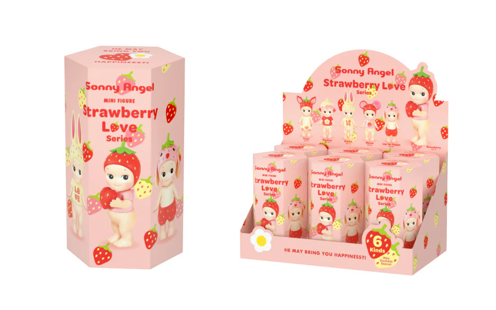 NEW Sonny Angel Strawberry Love Series Assort Box 6 Blind Figures Sealed JP 2026