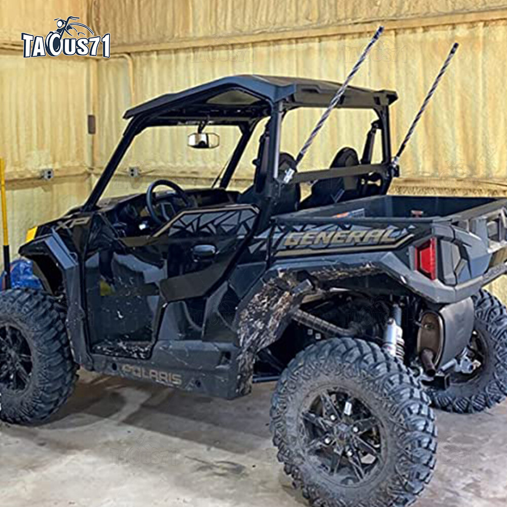 For POLARIS RANGER 570/900/1000 General Rear LED Whip Flag Light Mount Brackets