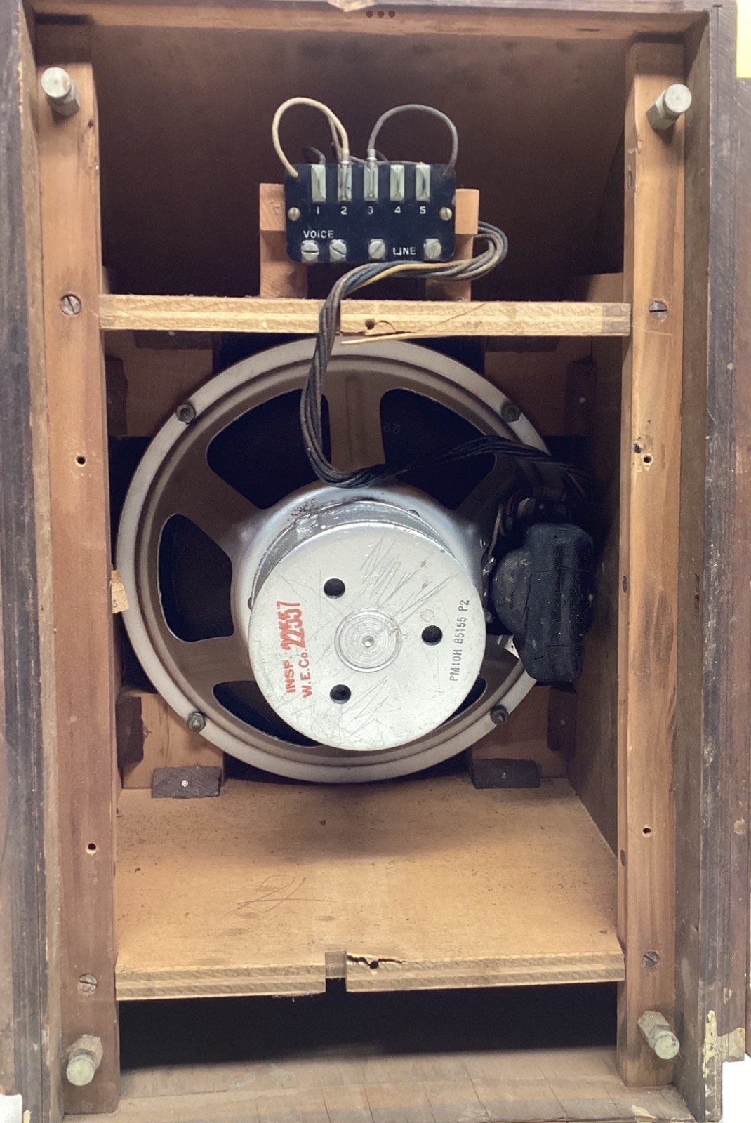 Vintage Western Electric KS-12046 Speaker Cabinet & RARE Jensen PM10H L👀K !