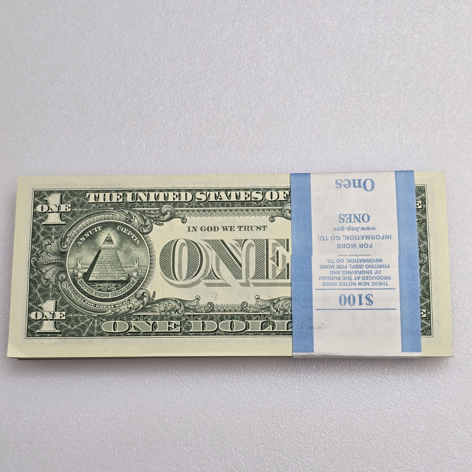 NEW 2021 Series Uncirculated Sequential ONE DOLLAR $1 Bills Lot of 10 From BEP