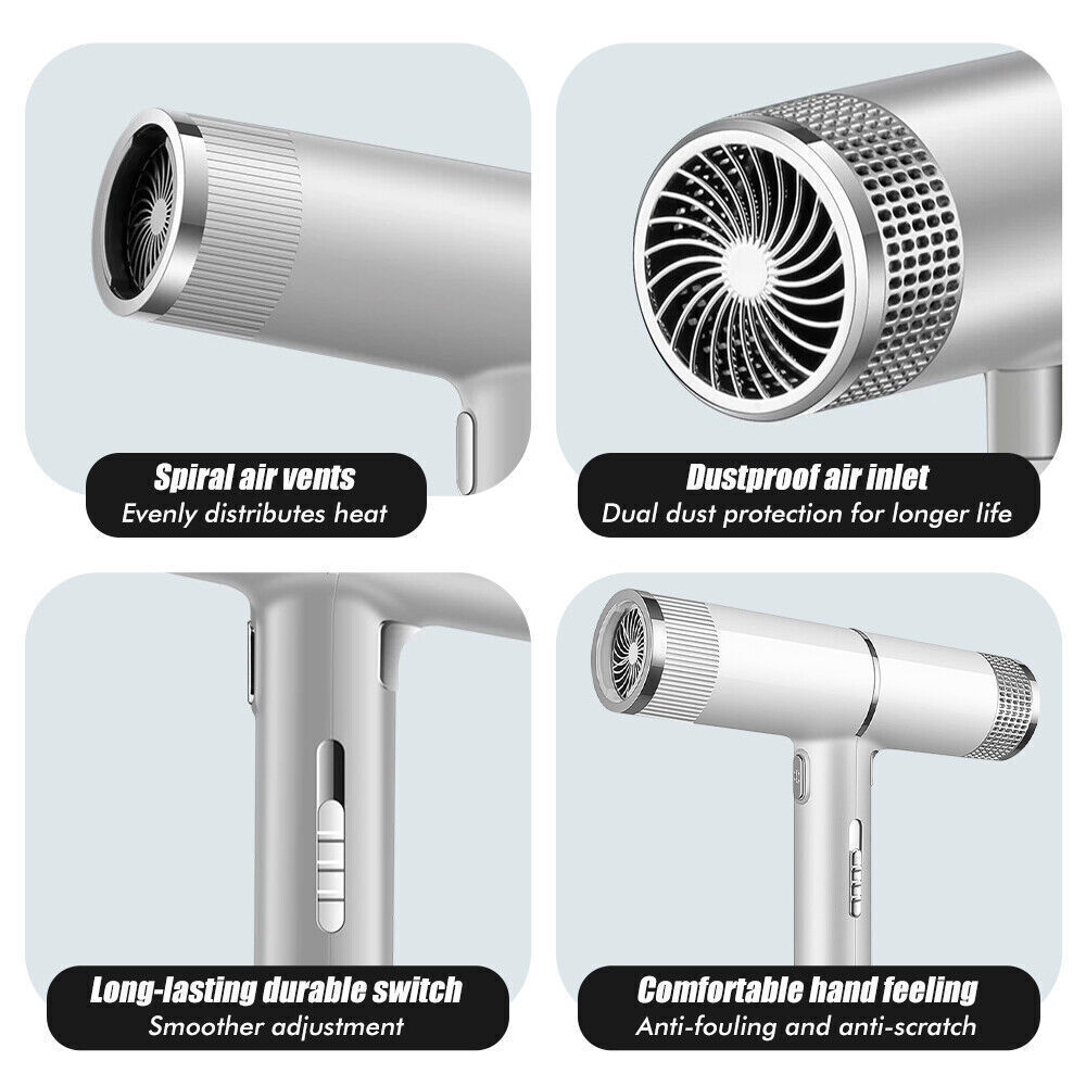 Hair Dryer Blower 2500W Professional Negative Ionic Blow Fan Styler Hair Dryer
