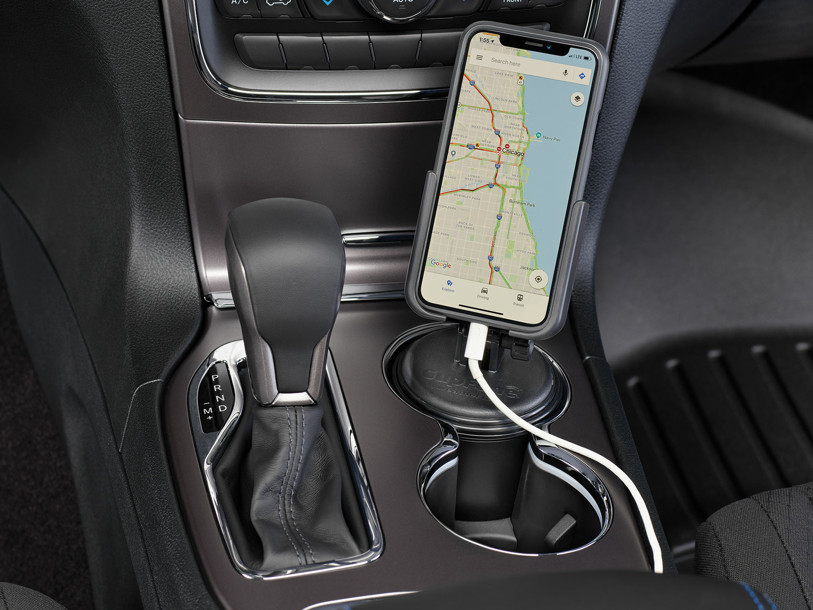 WeatherTech CupFone Universal Adjustable Cup Holder Car Mount for Cell Phones