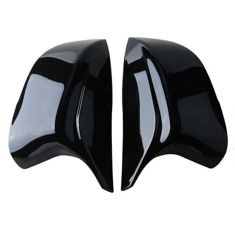 2X Gloss Black M Style Side Mirror Cover Caps For Infiniti Q50 Q50S Q60 Q70 QX30