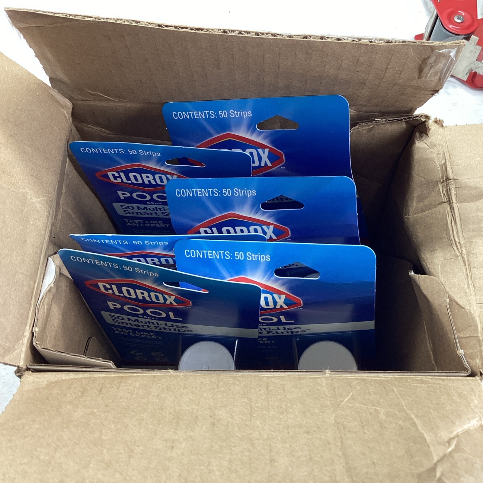 6x Clorox Pool and Spa Test Strips (Pack of 50) Expires 04/2027