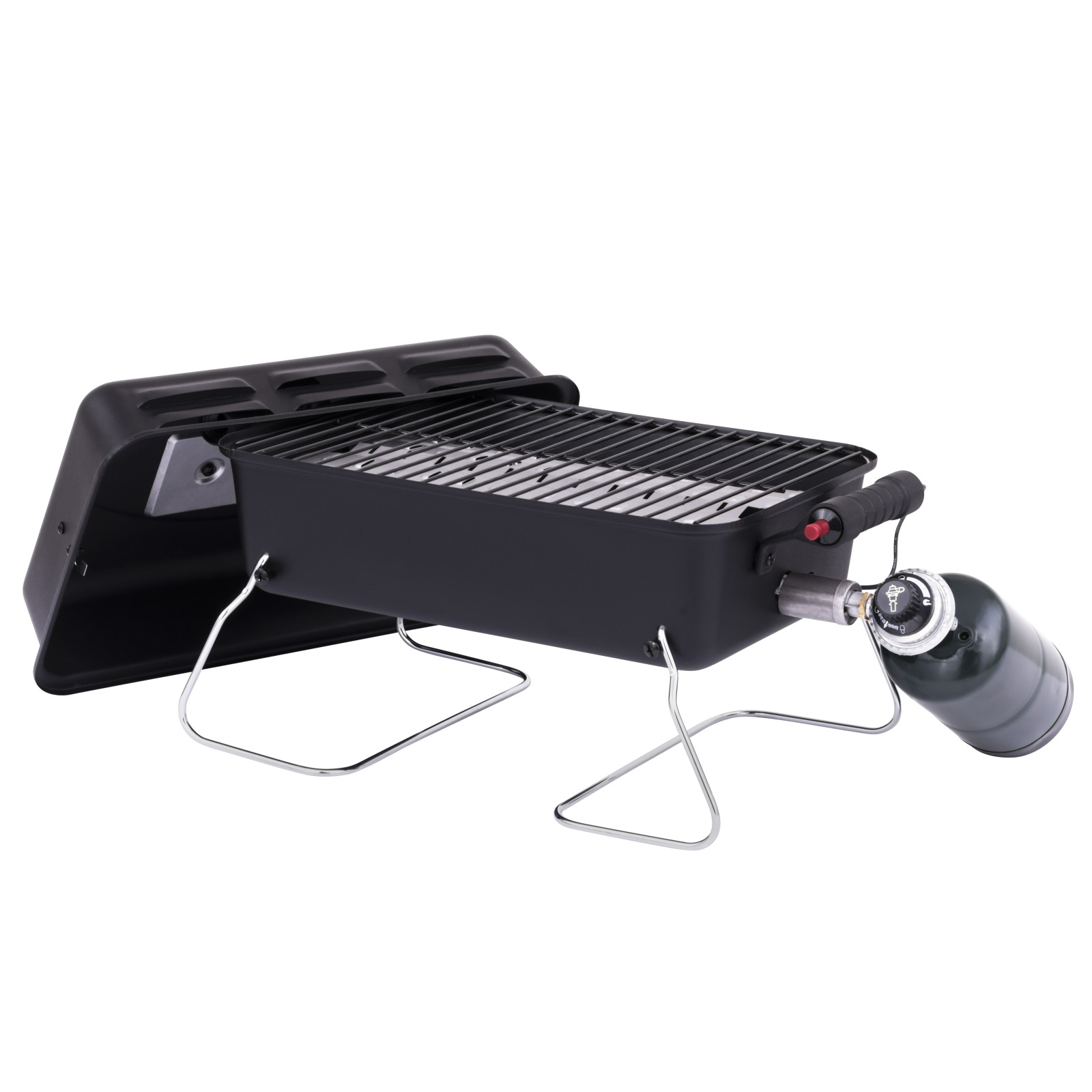 Char-Broil 11000 BTU 1-Burner Deluxe Portable Tabletop BBQ Propane Gas Grill