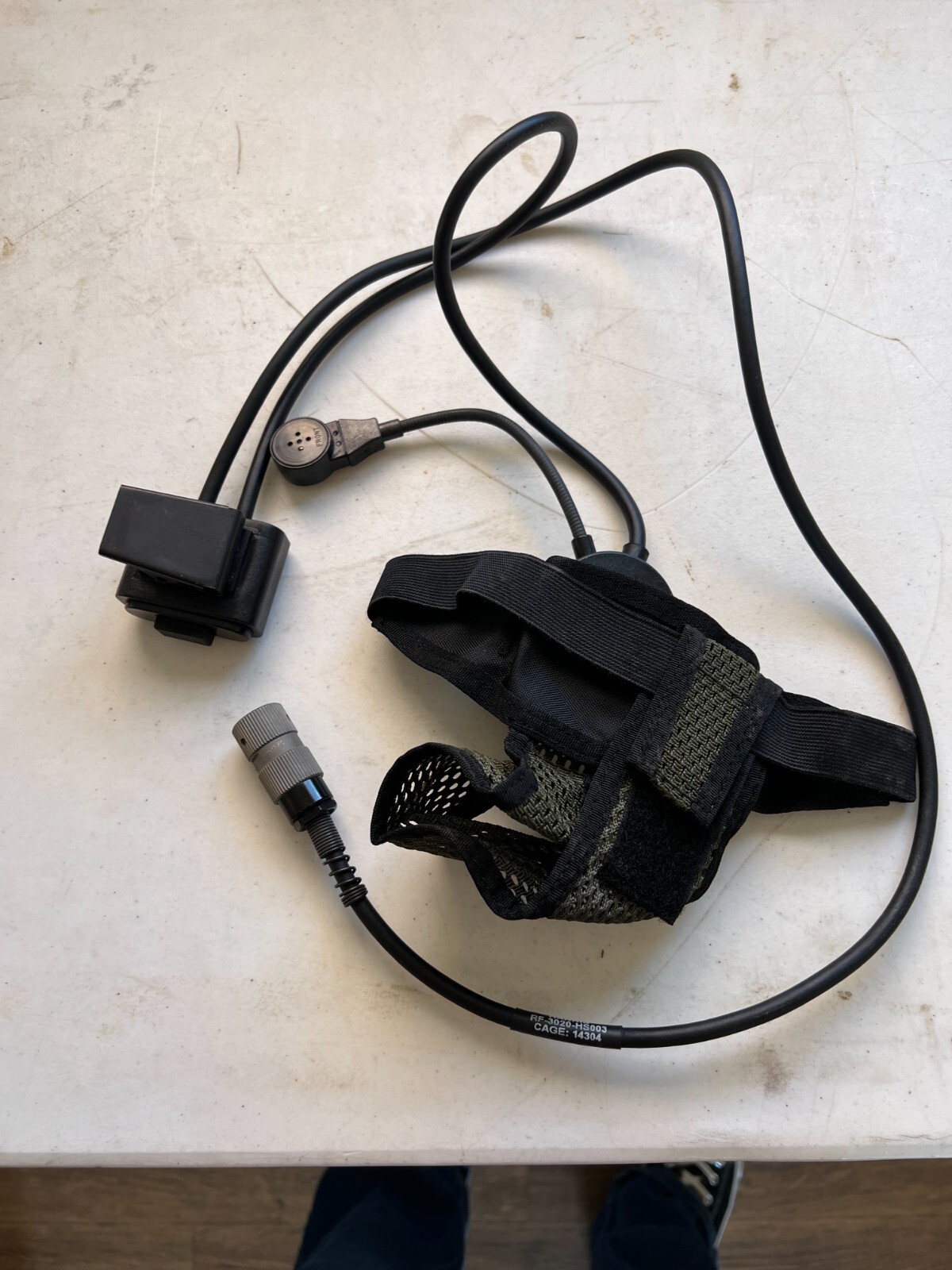 Harris RF-3020-HS003 Headset w/ Microphone For AN/PRC-152 & 152A PTT 5 PIN NOS