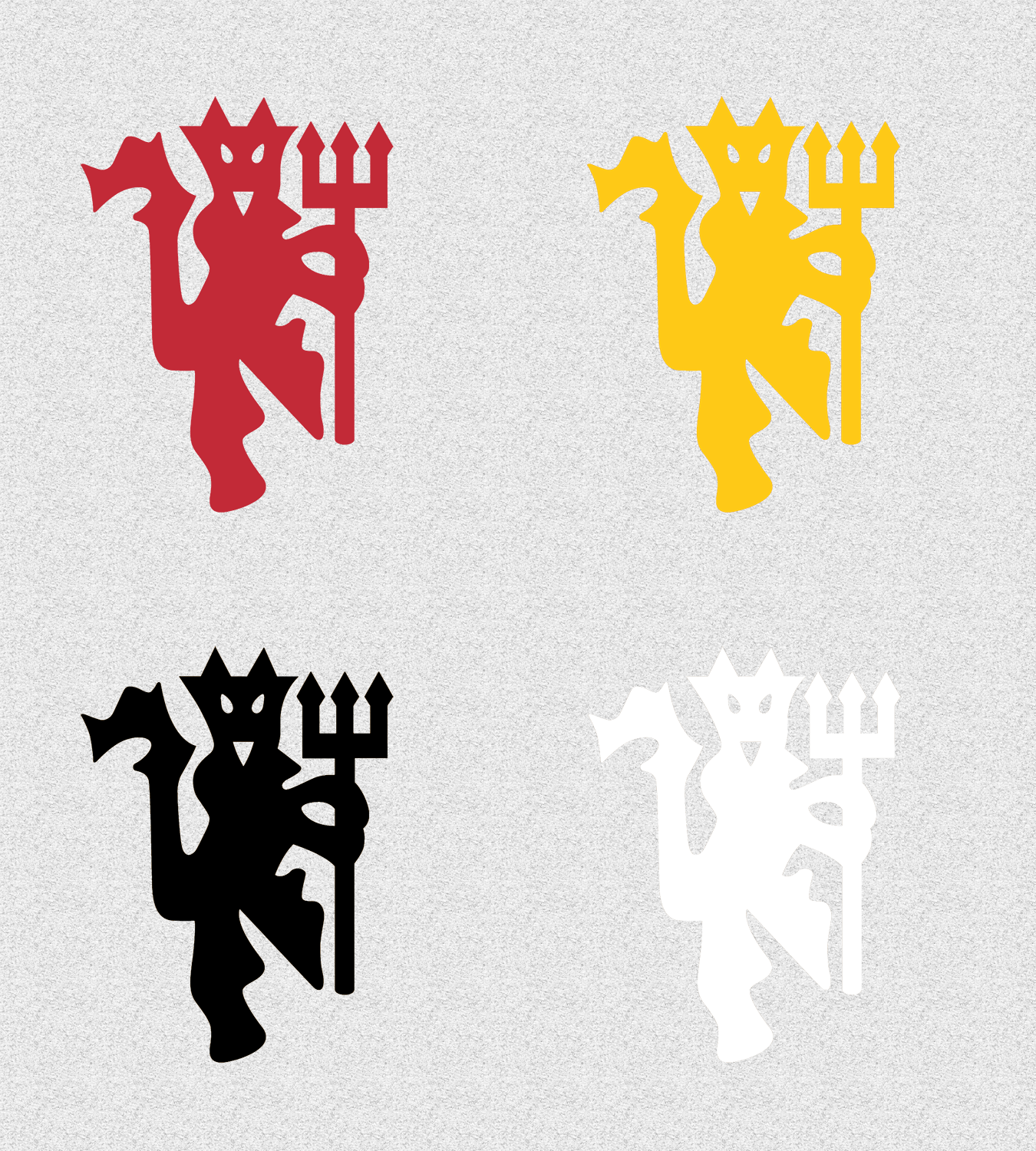 Manchester United Football Club Devil Logo Decal Sticker