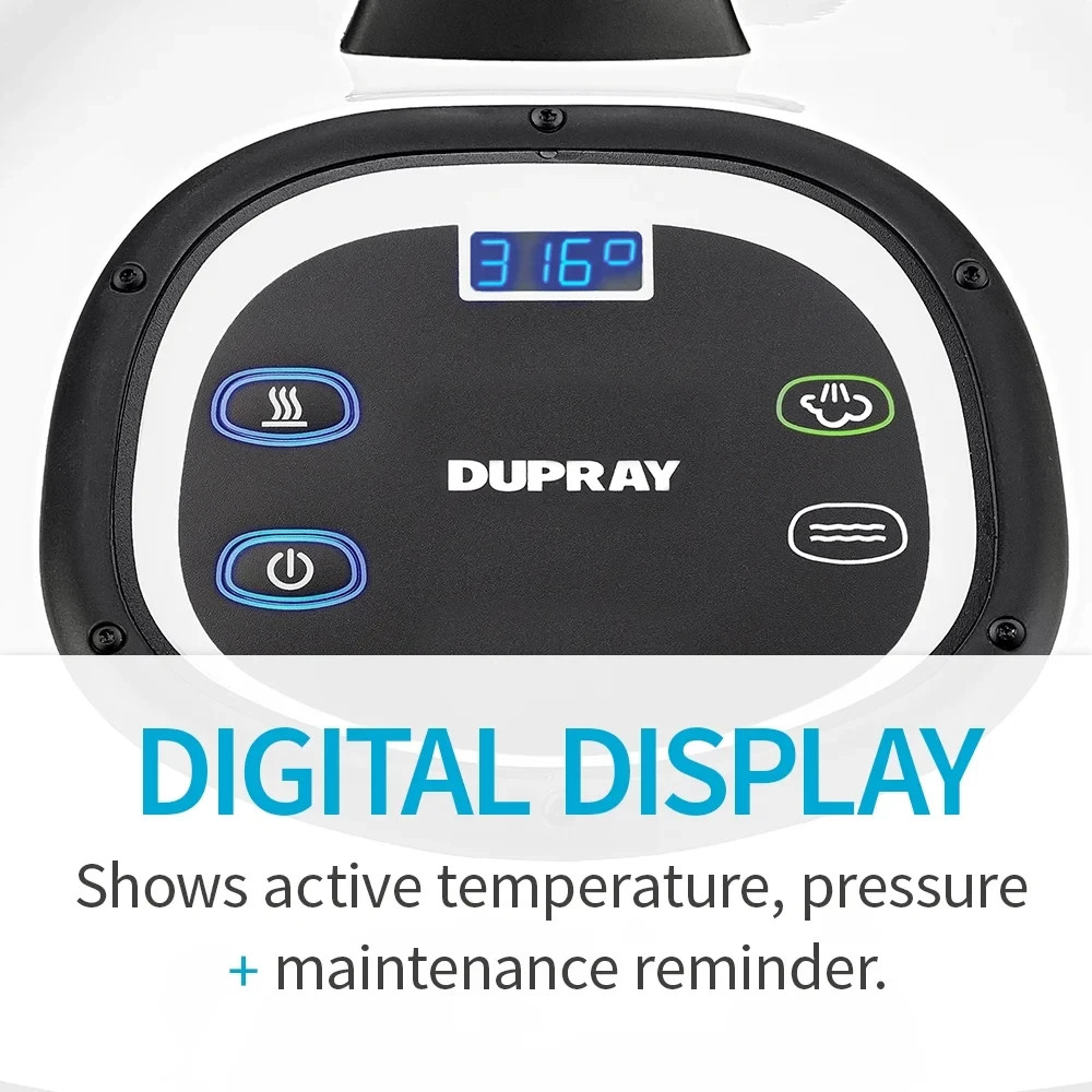 Dupray E0A1U5BDP Tosca Steamer Commercial-Grade Corded with Digital interface