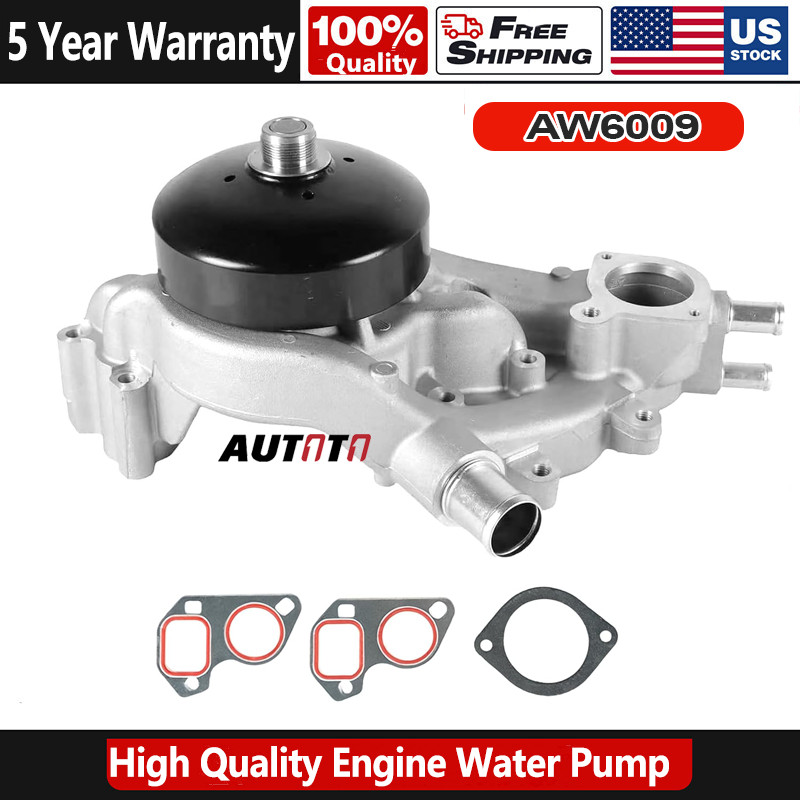 AW6009 Water Pump For Chevy Silverado Tahoe Suburban GMC Sierra 1500 4.8L 5.3L