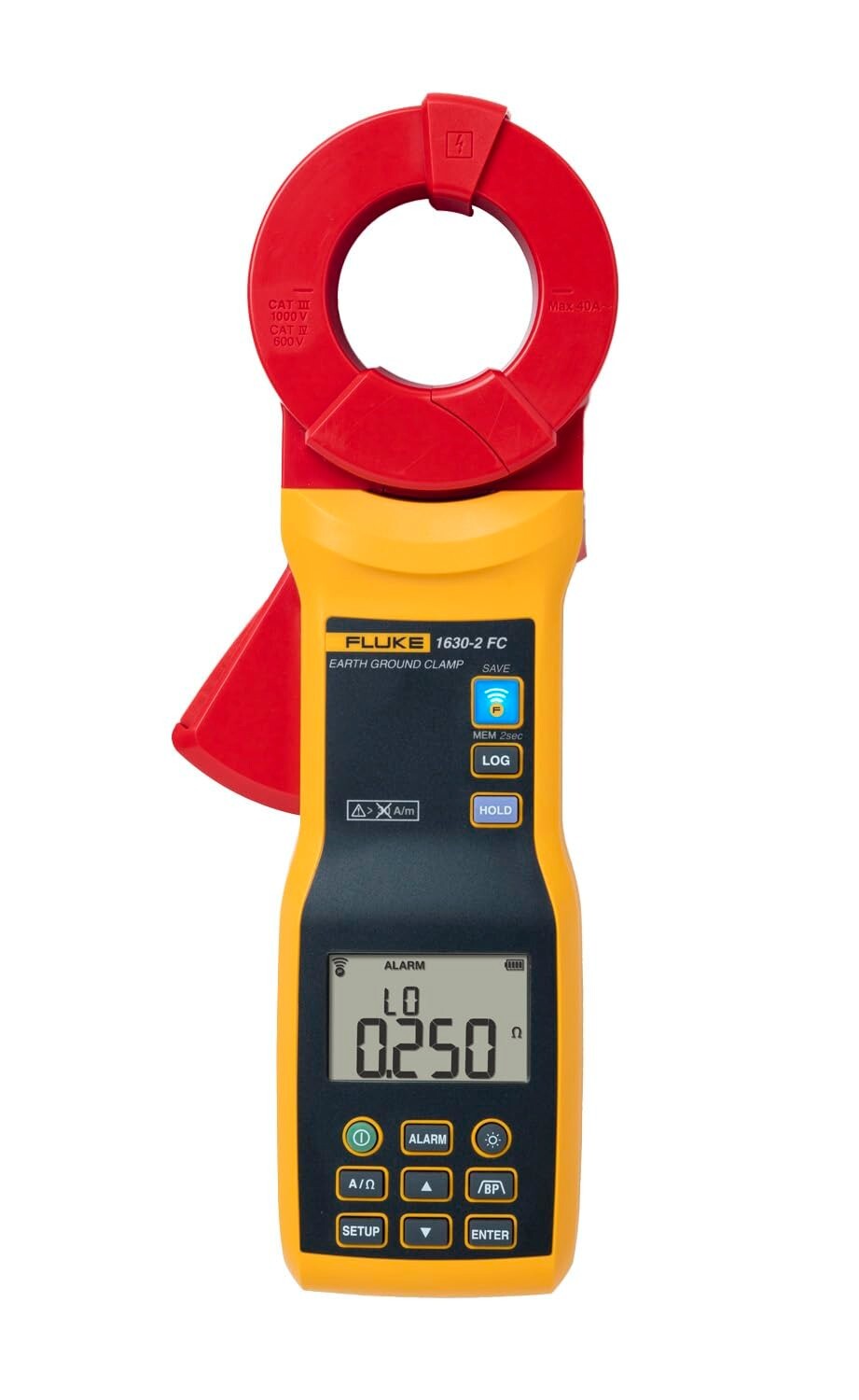 Fluke 1630-2 FC Stakeless Earth Ground Loop/Clamp, Fluke Connect