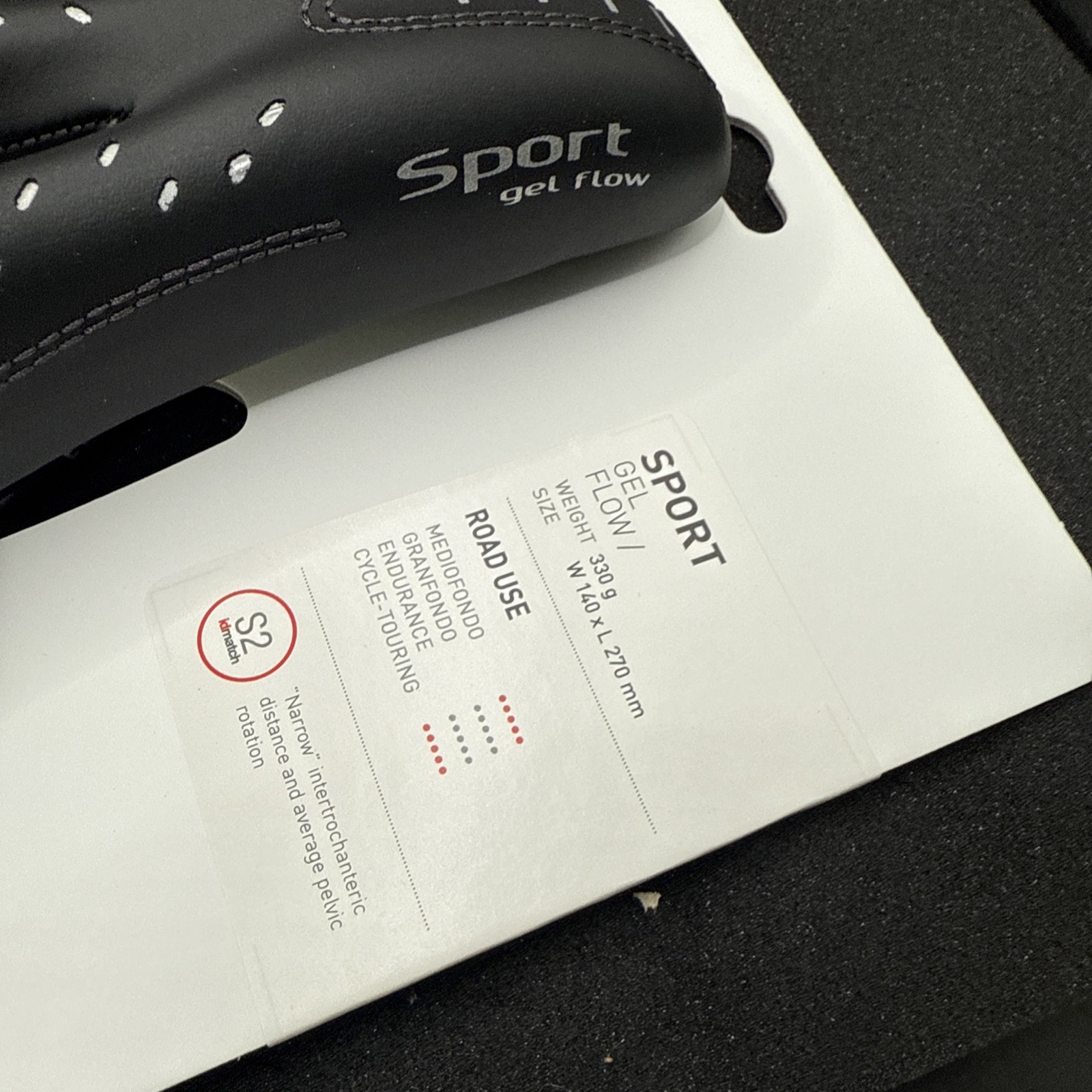 Selle Italia Sport Gel Flow Cycling Saddle Seat S2 140mm (9419-40)