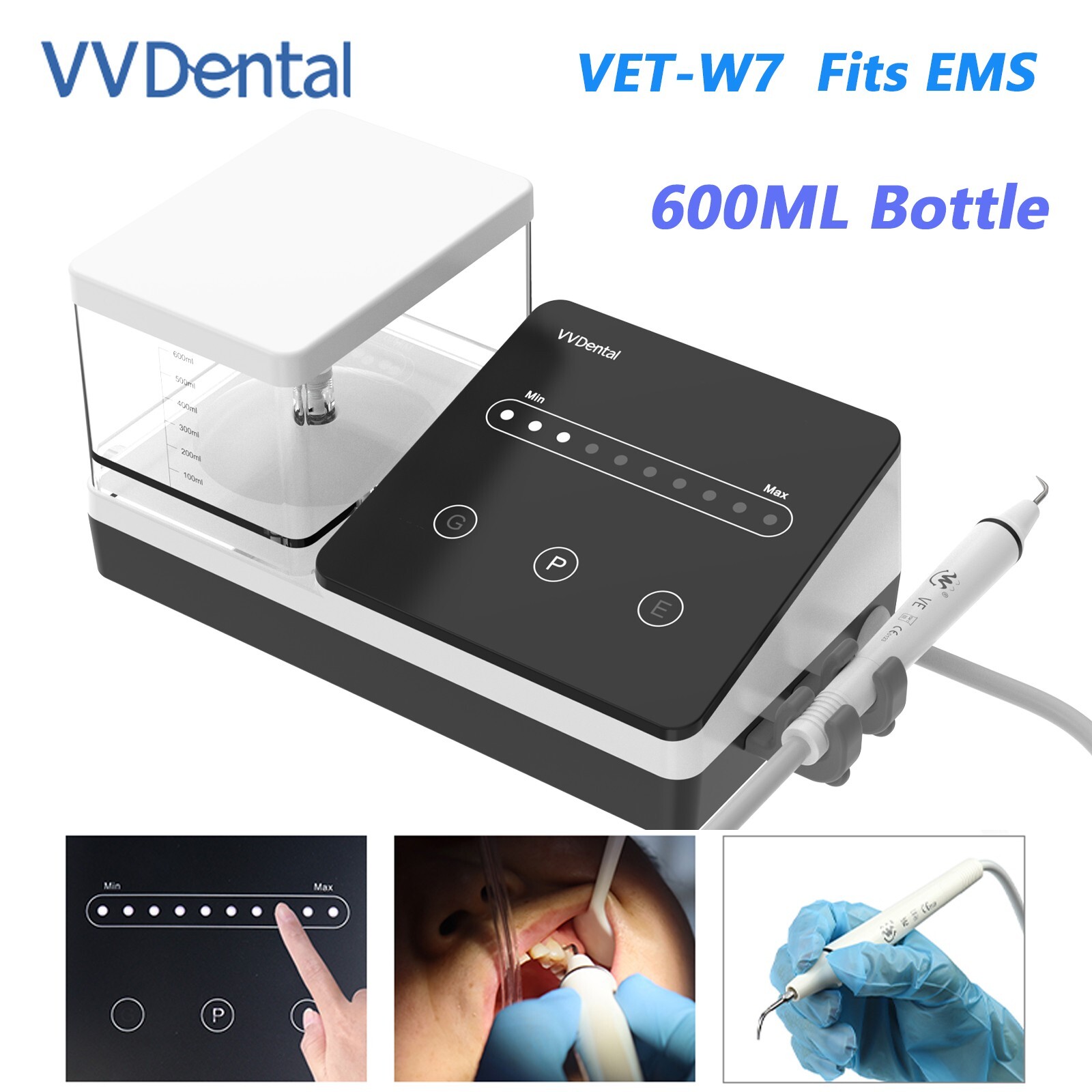 Dental Ultrasonic Piezo Scaler Handpiece Bottle Fit for EMS Cavitron Woodpecker