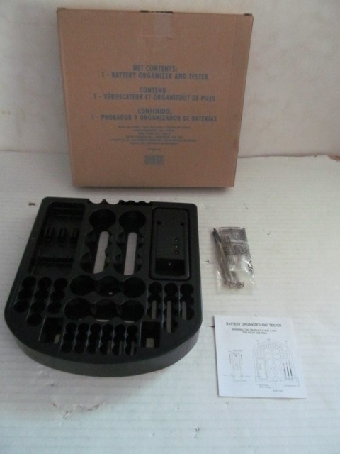 Avon Battery Organizer and Tester with Screwdriver Set
