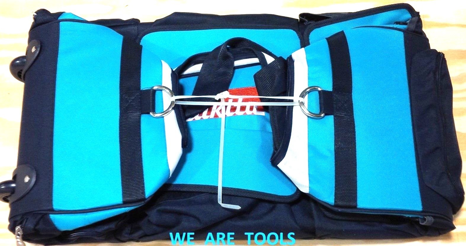 Large Makita Bag/CaseHeavy Duty Canvas 831269-3 W Wheels Handle For 18 Volt 18V