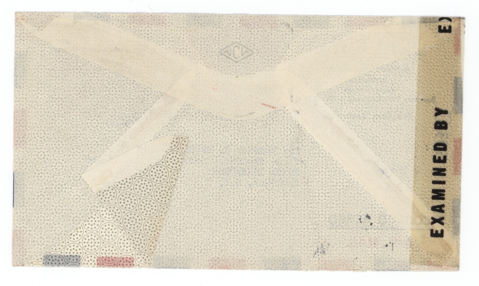 Costa Rica 1945 Airmail Cover Censored Hotel Europa San Jose To New York