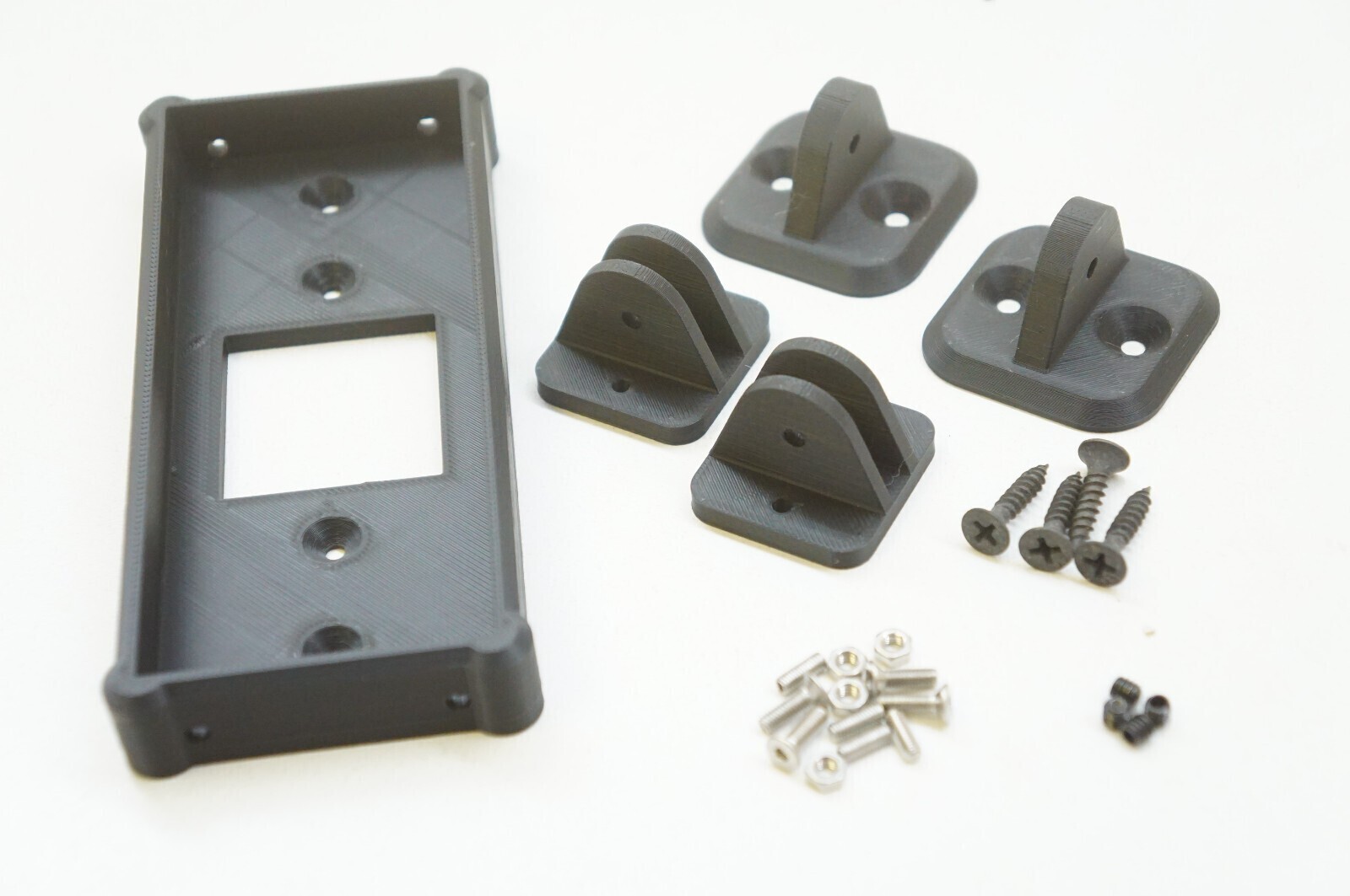 Front Head Unit Swivel Wall Mount Holder Pitch up/down for Xiegu G90 HF Radio