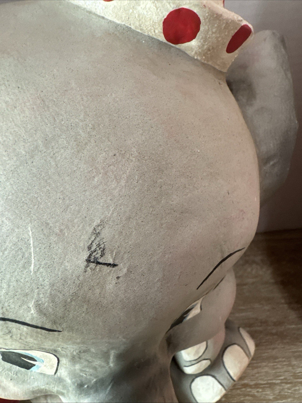 Vintage Paper Mache Elephant Circus Made in Philippines (Bethany Lowe style)