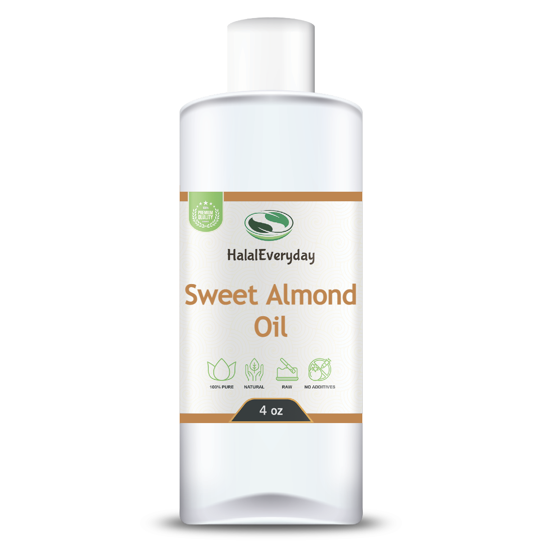 Sweet Almond Oil - 100% Pure Organic Virgin Cold Pressed Hair Skin Massage Bulk