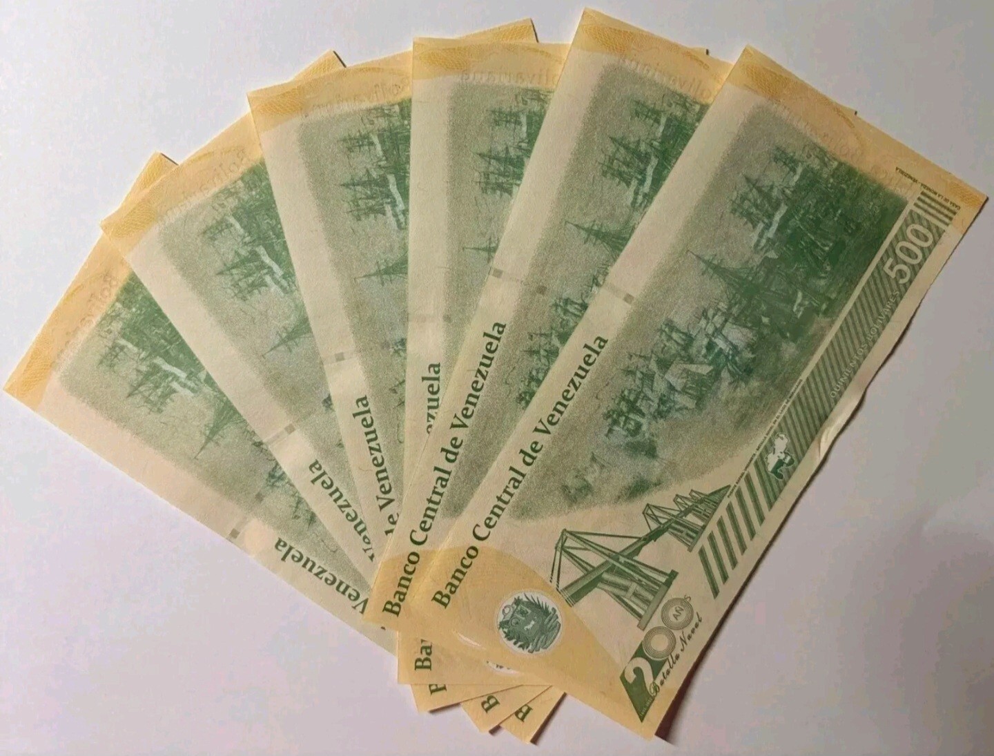VENEZUELA 500 DIGITALES 2023 UNC x10 NEW 500 Million Bolívares – COA Included