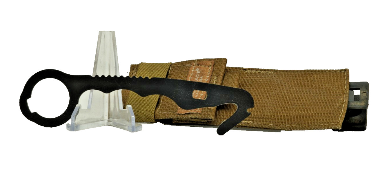 Benchmade 8MED Emergency Field & Rescue Hook Strap Cutter 8 MED Tan Brown Coyote