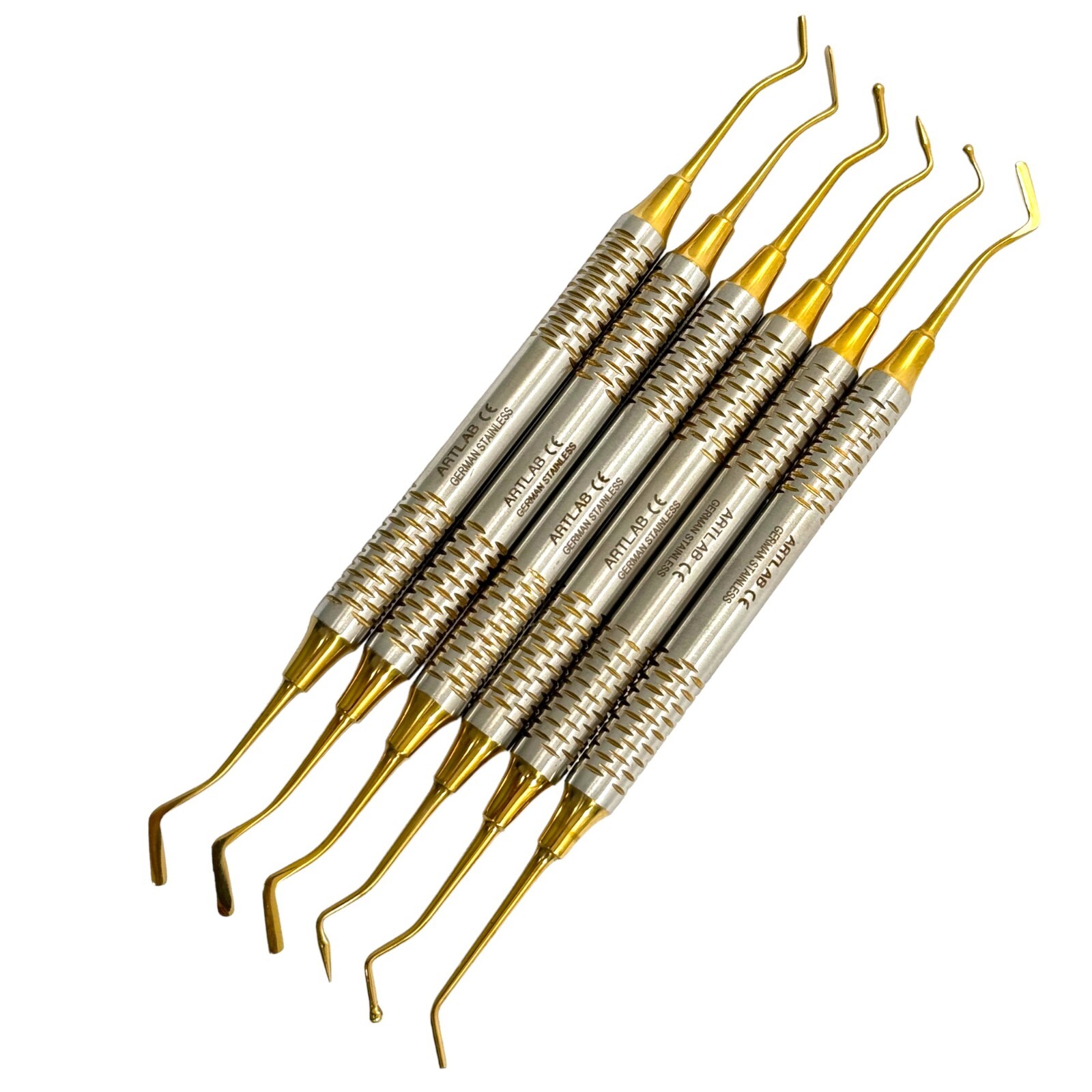 GERMAN Dental Light Wt Titanium Coated Restorative Composite Filling Instruments