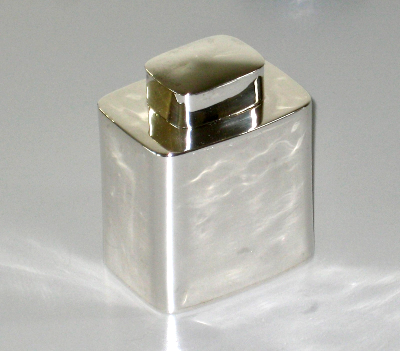 ENGLISH STERLING SILVER CHAS HOUGHAM VINTAGE TEA CADDY CONTAINER, 1811, 228 GR