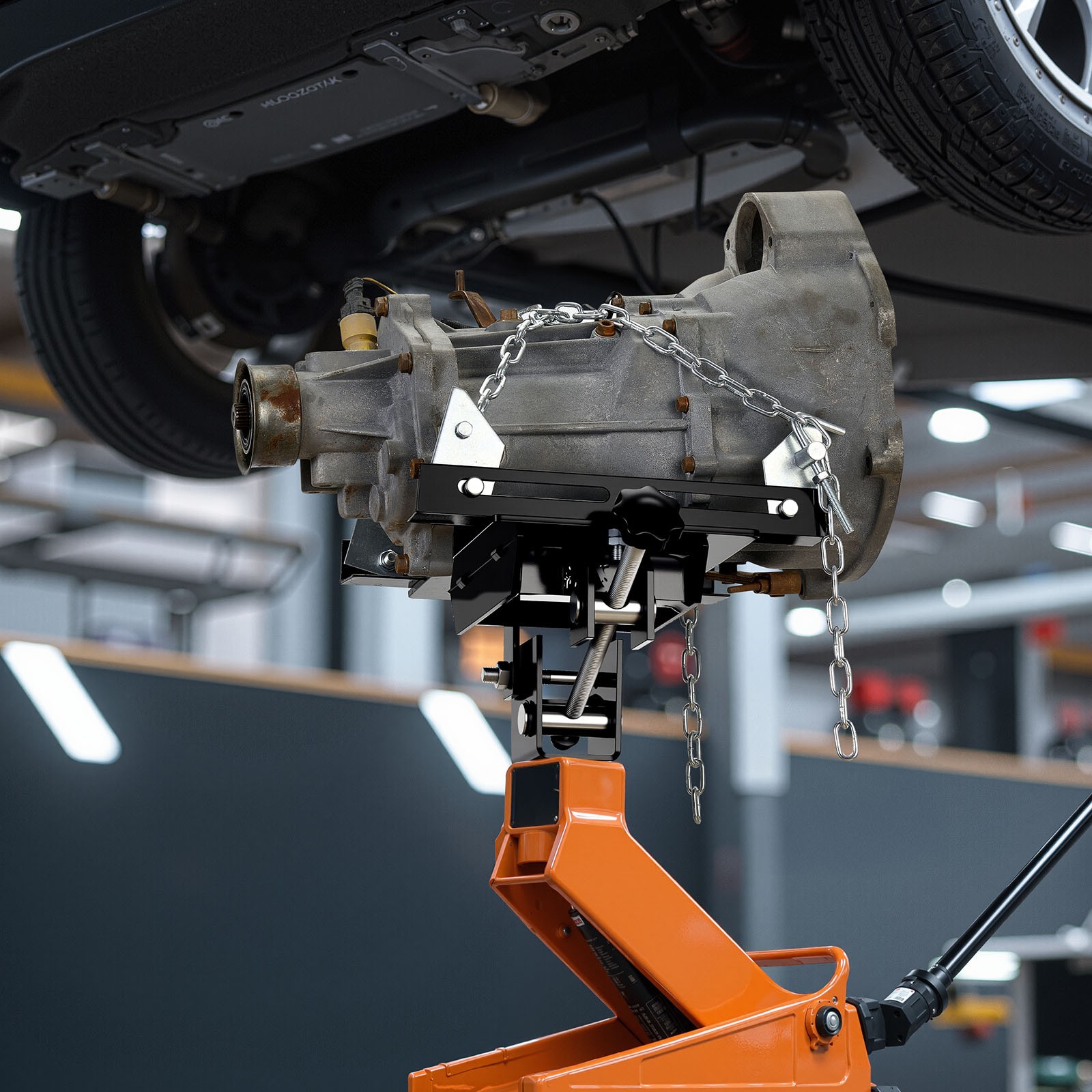 VEVOR Transmission Jack Adapter 1100 lbs Heavy-Duty Lift Adapter for Floor Jack