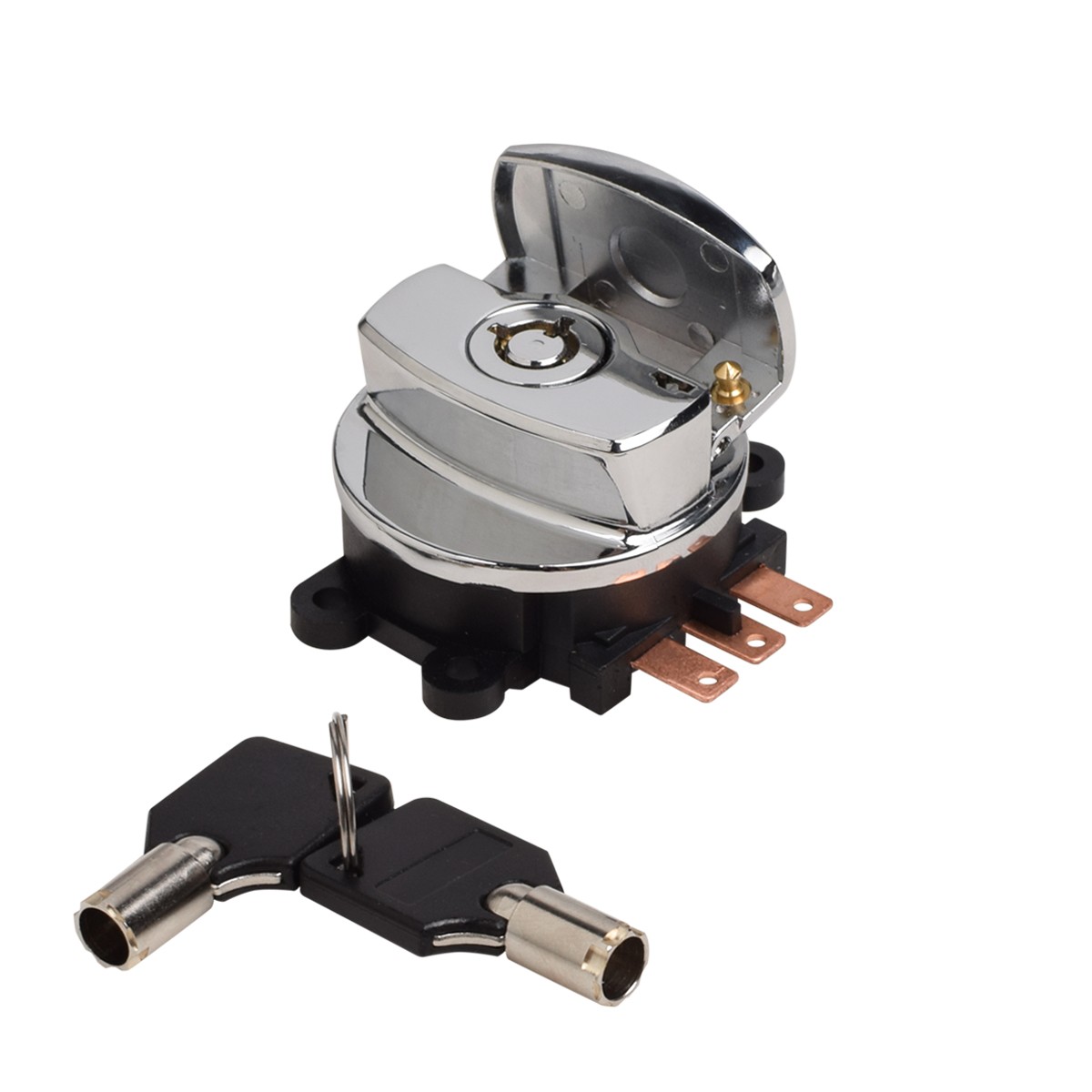 Ignition Key Switch Lock For Harley Touring FLHR Road King Softail FLST FAT BOY