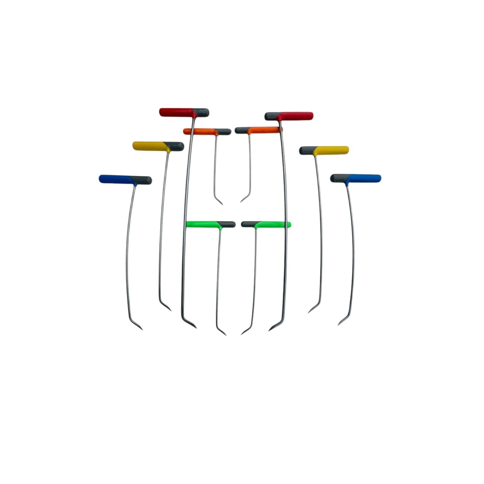 The Navoris Edition 10-Piece Sharp Tip Single Bend Left & Right Steel Pdr İNOX