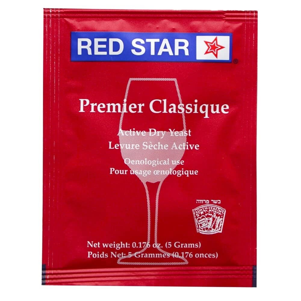 Red Star Premier Classique Wine Yeast, 5g - 12 pack