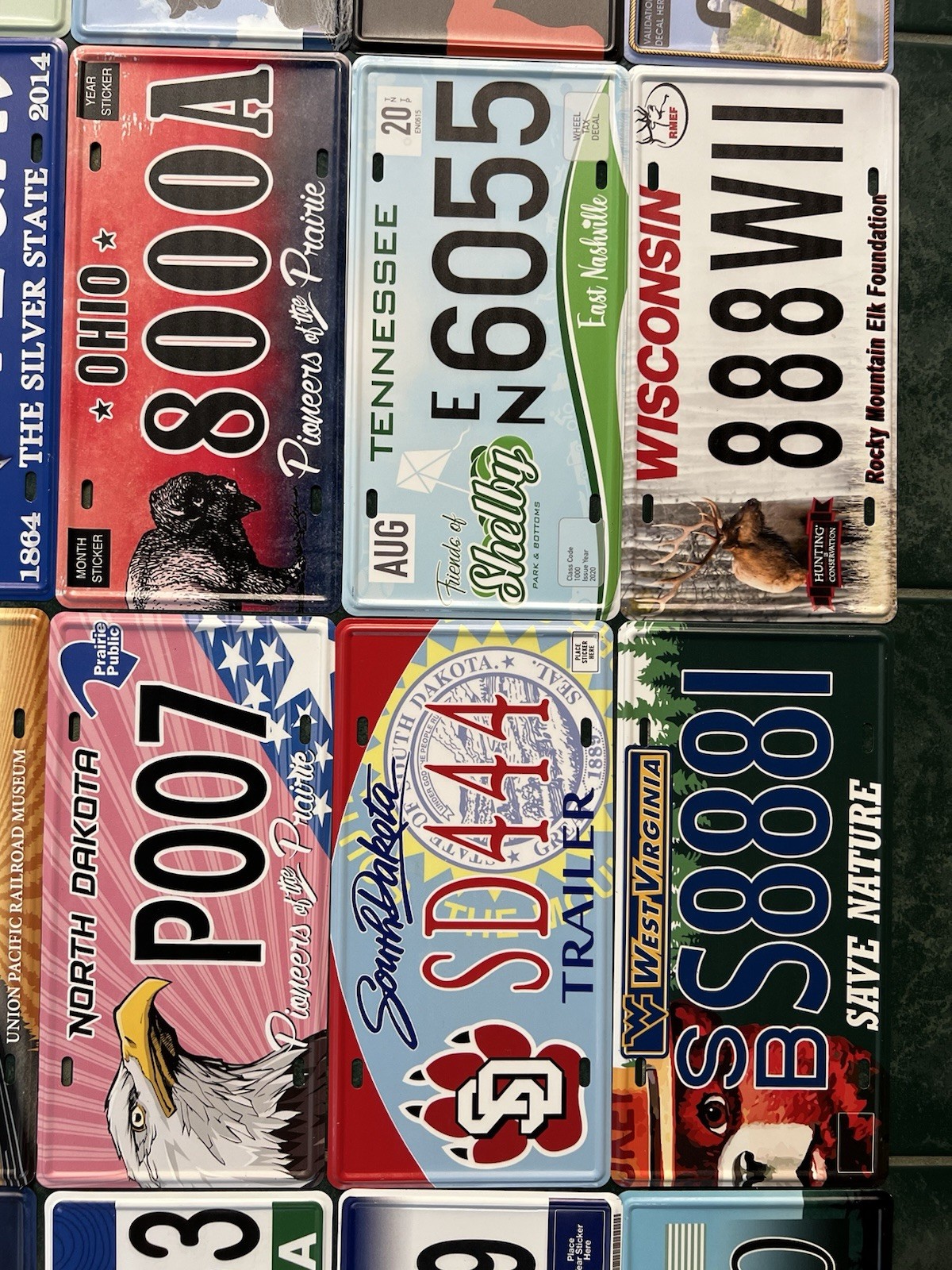 COMPLETE SET - ALL 50 STATES USA LICENSE PLATES LOT REPLICA FOR DECORATION ONLY!