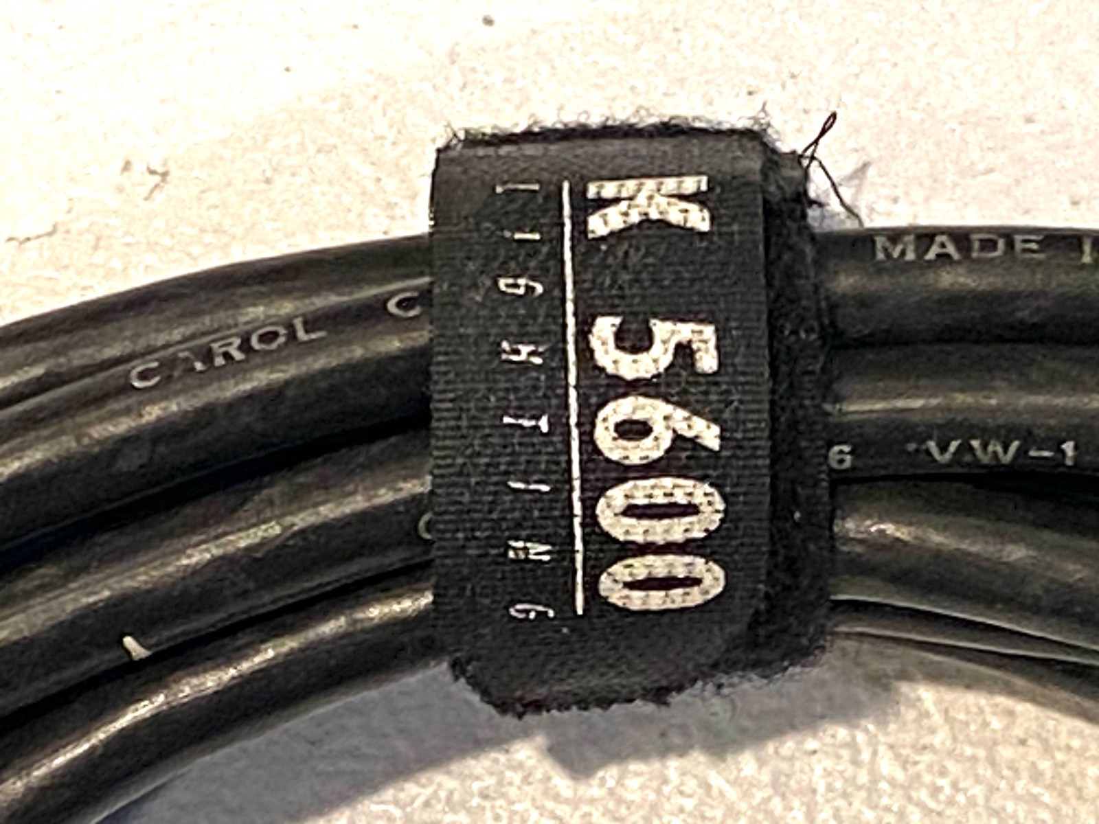 K 5600 Lighting Extension Cable Black for Joker 25 ft